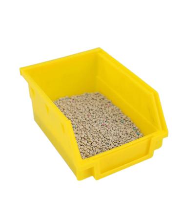 POPETPOP Hamster Sand Bathroom Large-Chinchilla Dust Bath Plastic Sand Bath Container Hamster Toilet/Bathtub/Sandbox-Random Color Size S