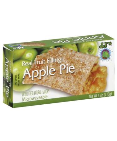 JJ's Bakery Lightly Glazed Snack Pies 4oz (Pack of 6) (Apple)