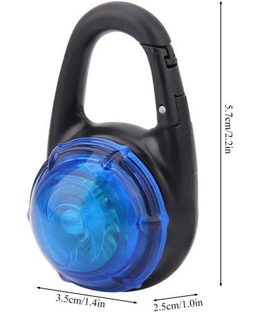 LED Dog Light Pendant Keychain - Flashing Safety Trailer Lights for Camping & Hiking (Blue) - Buy Online on SooperMarket.com