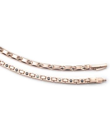 EnerMagiX Rose Gold Titanium Magnetic Necklace for Women - Germanium Chain Jewelry - Buy Online on SooperMarket.com