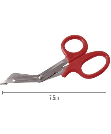 Briggs Precision Cut Shears Scissors 7.5 Inch - Red | Ideal for Medical or Personal Use - Buy Online on SooperMarket.com