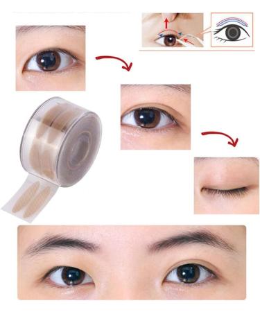 Gatuida Eye Lid Tape 1200pcs Heavy Duty Duct Tape Makeup Stickers Double Back Tape Eyelid Auxiliary Miss Supplies Make up - Buy Online on SooperMarket.com