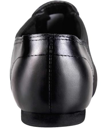 Linodes Jazz Dance Shoes - Tent Leather Slip-on for Women and Men - Black, Size 8 Women/7.5 Men - Buy Online on SooperMarket.com