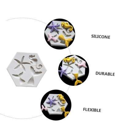 MAGICLULU DIY Baking Mold 6 Pcs Mold Silica Gel Household Polymer Clay Silicone Sweet Mould 9X7.5X0.8CMx3pcs Greyx3pcs - Buy Online on SooperMarket.com