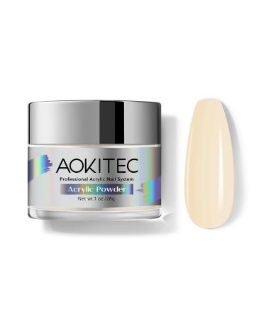 Aokitec Deep Nude Acrylic Powder for Nails Professional Acrylic Nail Powder Lasting Acrylic Powder for Extension French Nail Art Acrylic Nail Supplies Sets for Nails Beginners or Salon (1oz) 1OZ Deep Nude