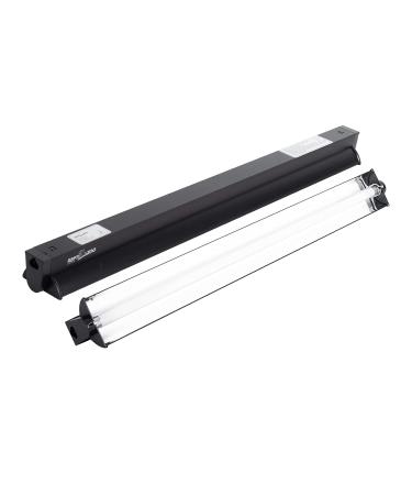 REPTI ZOO T5 HO UVB Lighting Combo Kit, Terrarium Hood Comes with Desert 10.0 UVB T5 Lamp (24W) 24.0 Watts