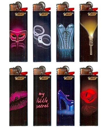 Bic Fantasy Series Lighters Set of 8 Special Edition