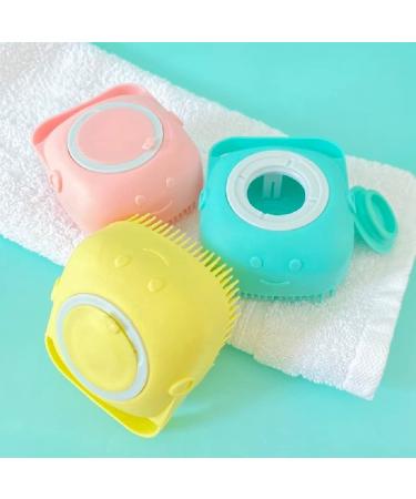 Jacobs Silicone Dog & Cat Bath Brush Scrubber - Shampoo Dispensing, Massage & Deshedding Tool for Sensitive Skin - Grooming Comb for Short & Long Haired Pets - Buy Online on SooperMarket.com