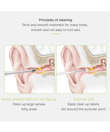 7Pcs Ear Pick Earwax Removal Kit - Portable Ear Cleaner Tool Set With Box - Buy Online on SooperMarket.com