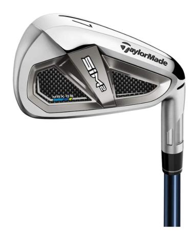TaylorMade SiM 2 Max OS Wedge Mens Right Graphite Stiff Gap Wedge