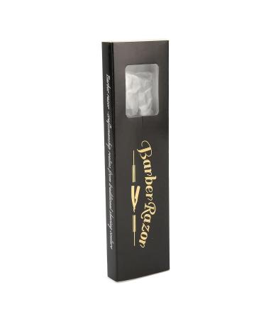 Premium Ergonomic Beard Blade Holder | Vintage Straight Edge Manual Razor Knife - One-Sided Zinc Alloy for Barbers - Buy Online on SooperMarket.com
