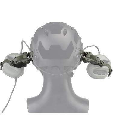 Buy Tarn Network ARC Rail Adapter for Helmets - Multi-Angle Hanging Headphone Holder | Tactical Green Headset Holder - Buy Online on SooperMarket.com