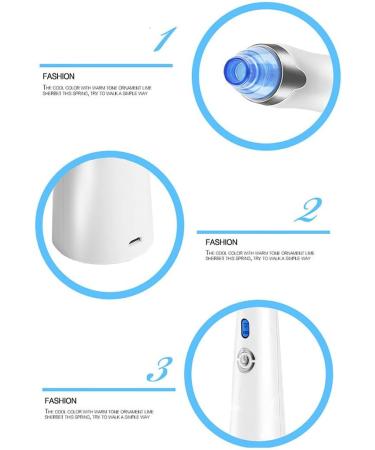 Electric Pore Extractor Tool USB Rechargeable Professional for Women Girls Vacummer Pore - Buy Online on SooperMarket.com