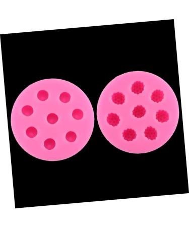 MAGICLULU Decor 4 Pcs Cakesicles Mold Non-Stick Mold Silicone Mold Cake Decorations Pink Mold Cake Decorating Tool Fondant Mold DIY Mold Cake Toppers Cake Mold Blueberry Fondant Cake medium - Buy Online on SooperMarket.com