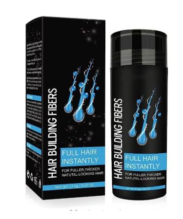 Hair Building Fibers Hair Fibres Black Professional Quality Fiber Hair Powder Hair Loss Concealer for Thinning Hair for Women and Men for Bald Spots & Thinning Hair(Dark Brown)