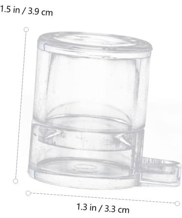 COLLBATH 2pcs Ant Water Feeder Ant Nest Water Feeding Area Ant Water Feeding Bowl Mini Animals Ants Acrylic - Buy Online on SooperMarket.com