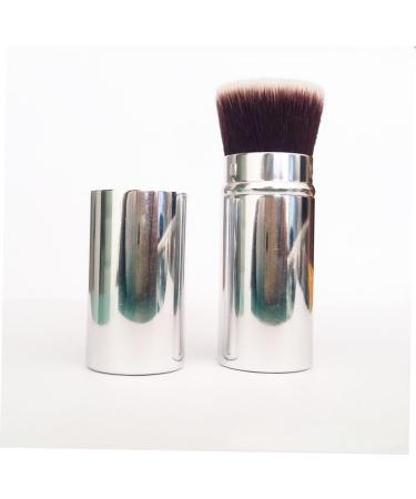 minkissy Retractable Makeup with Cover Cosmetic Applicator Foundation Brush Retractable Blush Brush Makeup Tool Retractable Powder Brush Makeup Supplies Artificial Fiber Telescopic - Buy Online on SooperMarket.com