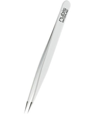 Rubis splinter tweezers - pointed tweezers for splinters and ingrown hairs - pointed tweezers (white)