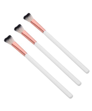 Beavorty 3pcs Fish Tail Brush Makeup Brush Nose Shadow Brush Nose Contour Brush Nose Brush Aluminum Tube