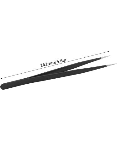 Premium Stainless Steel Antistatic Tweezers for Precision Work - Acid-Resistant Comfortable Handle for PCB & Microelectronics - Buy Online on SooperMarket.com
