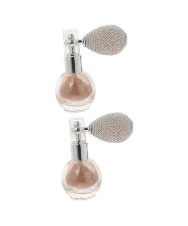 NOLITOY Loose Glitter Spray 2pcs Body Powder Spray Plastic Flash Powder Highlight Glitter Makeup