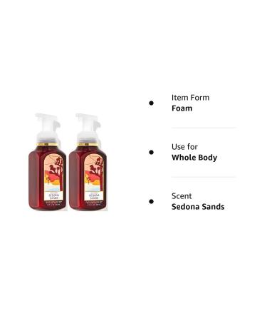 Bath & Body Works Sedona Sands Gentle Foaming Hand Soap 2-Pack - 17.5oz Total - Buy Online on SooperMarket.com