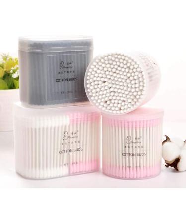 200 Counts Organic Cotton Swabs - Natural Double Tipped Ear Buds | Cruelty-Free Eco-Friendly International Shipping - Buy Online on SooperMarket.com