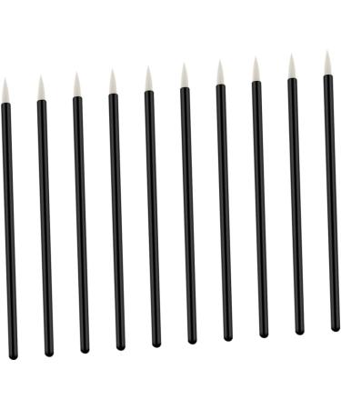 BELLIFFY 100pcs Eye Makeup Tools Eyeshadow Eye Shadow Eyebrow Brush Applicator White 10X0.5X0.5cm White - Buy Online on SooperMarket.com