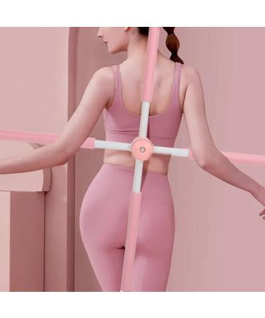 TEUOPIOE Posture Corrector Yoga Posture Stick for Women Disassembly Design Humpback Posture Corrector for Adult Kids(pink) - Buy Online on SooperMarket.com