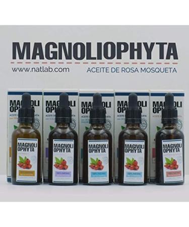 Magnoliophyta | Rose Hip Oil and Vitamin C | 50 ml | Face and Body | All Skin Types | Antioxidant and Regenerating Oil | Nourishes and Protects Skin | 100% Natural from Chile - Buy Online on SooperMarket.com