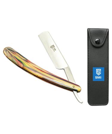 SMI Razor Men Barber Razor Beard Razor Shaving Knife Beard Knife with Case (Fixed Blade 1405)