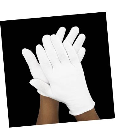 Healeved 48 Pairs White Cotton Gloves Jewelry Touching Gloves Key Hider Outdoor Washable Cotton Gloves Utility Work Gloves Mittens Tires Elastic Gloves Miss Wen Wan Labor Protection Cotton - Buy Online on SooperMarket.com
