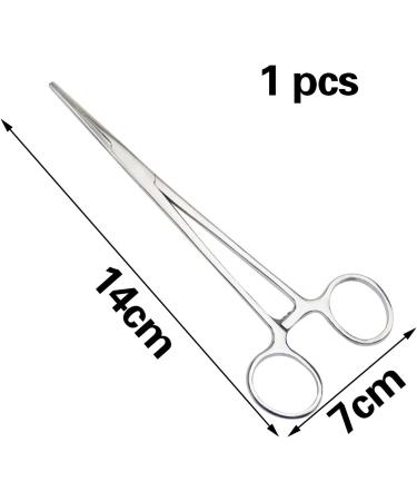 14cm Professional Straight Hemostat Hemostat Forceps Dog Grooming Scissors Piercing Forceps Tainless Steel Dog Ear Hair Puller Pet Dog Ear Hair Grooming Tweezers - Buy Online on SooperMarket.com