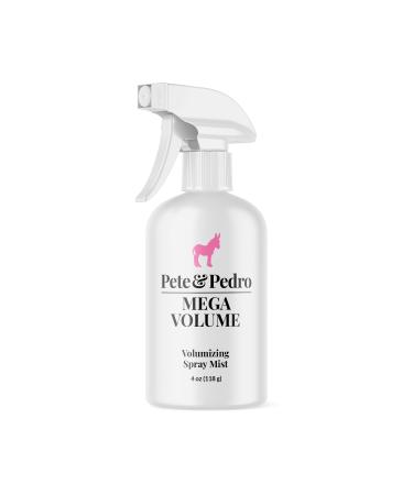 Pete & Pedro MEGA VOLUME - Volumizing Spray Mist Adds Incredible Weightless Volume Body Texture & Shine. Alcohol Free. No Frizz Tackiness. Great For Fine Thin Hair | Featured On Shark Tank 4 oz.