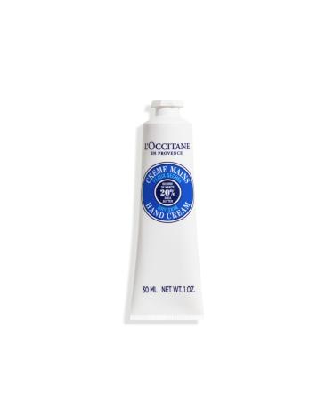 L'OCCITANE Travel Sized Shea Butter Hand Cream 30ml | Enriched with 20% Shea Butter | Vegan & 98% Readily Biodegradable | Luxury & Clean Beauty Hand Care for All Skin Types