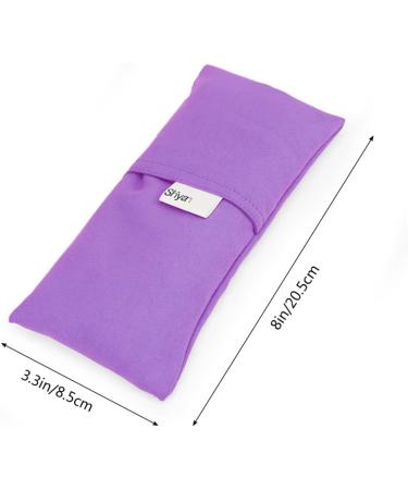 minkissy Forehead Pillow Eye Cushion Organic Flax Eye Pillows Microwavable Heated Eye Masks Relaxation Eye Masks Hot Compress Eye Pillow Sleeping Eye Pillow Yoga Leather Size 1 Purple - Buy Online on SooperMarket.com