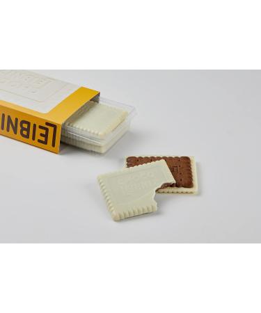 Leibniz Choco Black & White Biscuits 125g - Crispy Cocoa Cookies with White Chocolate | International Shipping Available - Buy Online on SooperMarket.com