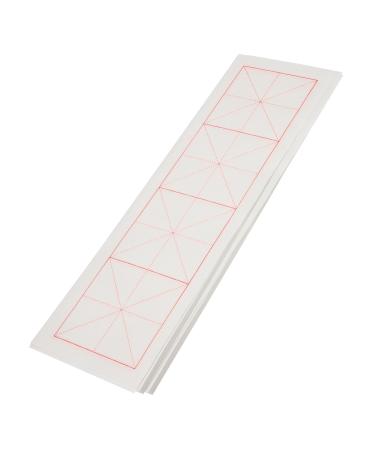 Gadpiparty Rice Sumi Paper 200 sheets Chinese Japanese Grids Grid Crafts Supplies Rice Art for Writing Sumi with Xuan Practice White 1 count (Pack of 1)