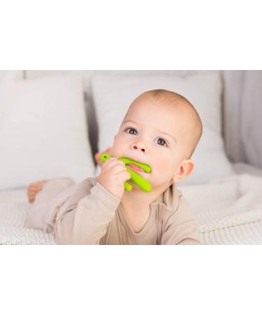 Giligums 58343 Cactus Teether Ring for Babies | 100% Food-Grade Silicone | BPA Free Baby Toothbrush & Dental Aid | Soft Teething Relief for 3 Months+ - Buy Online on SooperMarket.com