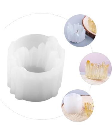 NUOBESTY 1pc Box Storage Box Mold Resin Epoxy Candlesticks Jewelery Organizer Diy Ornament Mold Clay Manual - Buy Online on SooperMarket.com