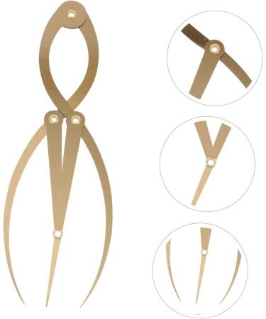 Hemoton 1pc Eyebrow Positioning Ruler Brow Mapping with Ruler Eyebrow Ruler Printable Appliance Gold Alloy 16.5x5.4cm Golden - Buy Online on SooperMarket.com