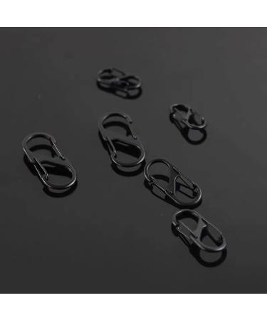SZXMDKH 25-Piece S Carabiner Set - Metal Double Carabiners & 8-Shaped Snap Hooks for Hiking Camping & Home Use - Durable and Versatile - Buy Online on SooperMarket.com