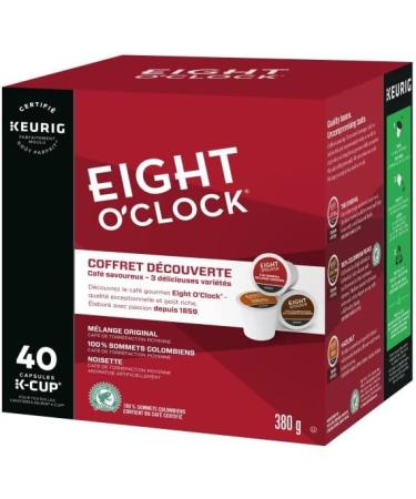 Eight O'Clock Discovery Box K-Cup Coffee Pods 40 Count For Keurig Coffee Makers (Pack of 1) Unflavored 40 count (Pack of 1) - Buy Online on SooperMarket.com