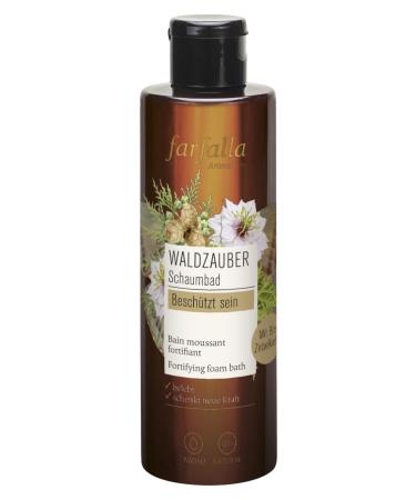 Farfalla Waldzauber Faumbad 200ml - relaxation with essential oils - vegan - soda certified - 100% certified natural cosmetics