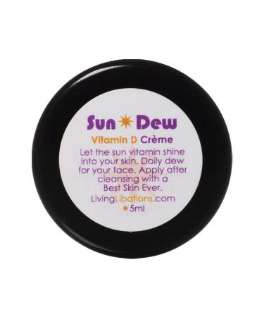Living Libations Organic Sun Dew Transdermal Vitamin D Cr me | Natural Wildcrafted Vegan Clean Beauty (0.17 oz | 5 mL) - Buy Online on SooperMarket.com
