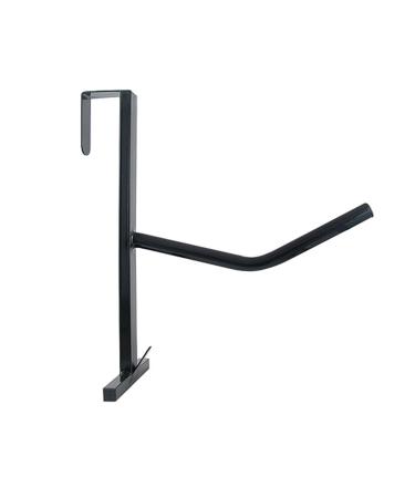 Ekkia Equestrian Strong Metal Plastic Coated All Horse Removable Saddle Rack Black/One Arm 48cm