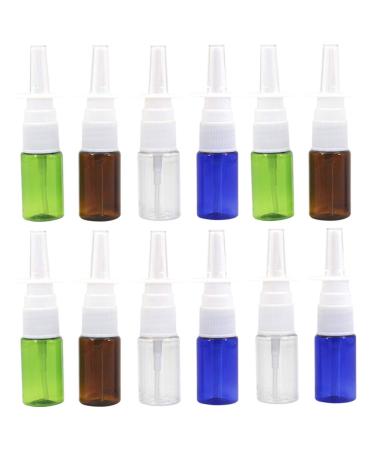 Exceart 10ml nasal sprayer bottle wearable refillable empty fine fog spray bottle pump cater.