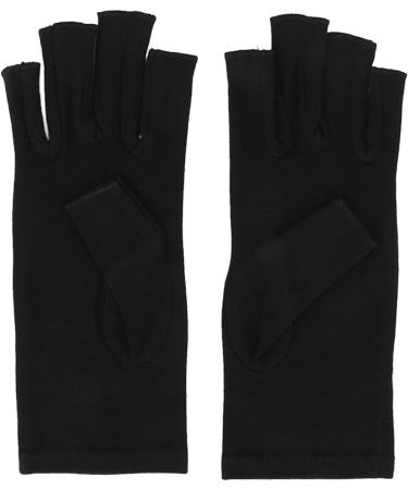 Arthritis Relief Gloves Soreness Relief Fingerless Cotton Compression Gloves Soft Portable for Cycling for Women (M) - Buy Online on SooperMarket.com