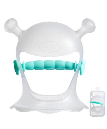 Hand Bite Ring | Soft Silicone Infant Teething Toy | Baby Tooth Ring & Pacifier - Green - Buy Online on SooperMarket.com