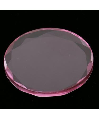 SGerste Adhesive Eyelash Extension Palette Holder - Crystal Glass 4.5cm Pink - 2 Pack for Professional Use - Buy Online on SooperMarket.com